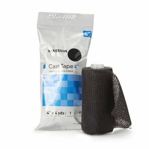 Mckesson Black Cast Tape, 4 Inch x 4 Yard, 10PK 115-4A